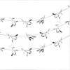 Amscan_OO Silver Glitter Mistletoe Garland 5m Each -Amscan shop SIL 431
