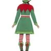 Smiffys Women's Costume - Green Deluxe Miss Elf Costume -Amscan shop deluxe miss elf costume alternative view2