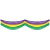 Beistle_US Mardi Gras Fabric Bunting 5ft 10in. Each -Amscan shop lg 50948 GGP