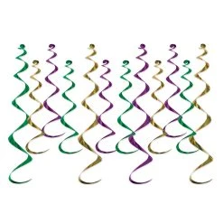 Beistle_US Metallic Whirls 8-13.5in & 4-25in. 12pk