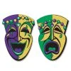 Beistle_US Jumbo Glittered Comedy &Tragedy Face Cutouts 24.5in. 2pk -Amscan shop lg 54550