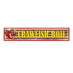Beistle_US Crawfish Boil Banner 12in X 5ft. Each