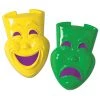 Beistle_US Plastic Comedy & Tragedy Faces 21in. -Amscan shop lg 55711