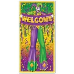 Beistle_US Mardi Gras Door Cover 30in X 5ft. Each