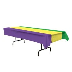 Beistle_US Mardi Gras Tablecover 54in X 108in. Each