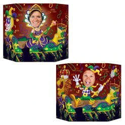 Beistle_US Mardi Gras Photo Prop 3ft 1in X 25in. Each