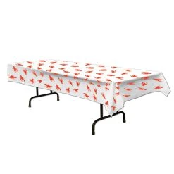 Beistle_US Crawfish Tablecover 54in X 108in. Each