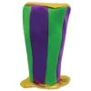 Beistle_US Mardi Gras Plush Tall Top Hat 16in Each -Amscan shop lg 60025