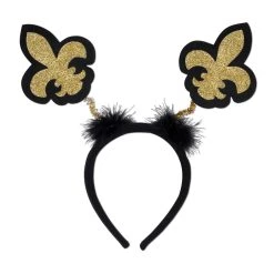 Beistle_US Glittered Fleur De Lis Boppers Each